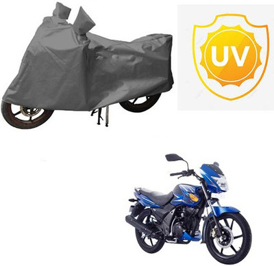 Atulit enterprises Waterproof Two Wheeler Cover for TVS(Flame SR125, Grey)