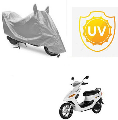 Atulit enterprises Waterproof Two Wheeler Cover for Indus(Yo Electron, Silver)