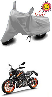 Billseye Two Wheeler Cover for KTM(Duke 200, Silver)