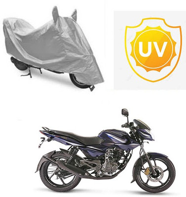 Atulit enterprises Waterproof Two Wheeler Cover for Bajaj(Pulsar 135 LS DTS-i, Silver)