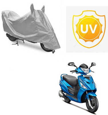 SRENTERPRISES Two Wheeler Cover for Hero(Maestro, Silver)