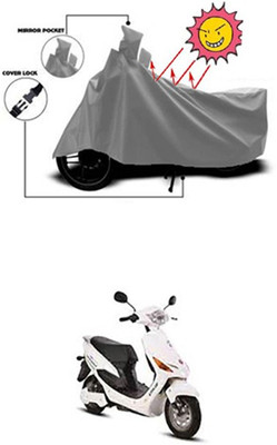 Coverit Two Wheeler Cover for Hero(Grey)