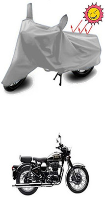Billseye Two Wheeler Cover for Royal Enfield(Classic Chrome, Silver)