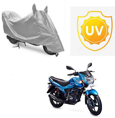Atulit enterprises Waterproof Two Wheeler Cover for TVS(Victor New, Silver)