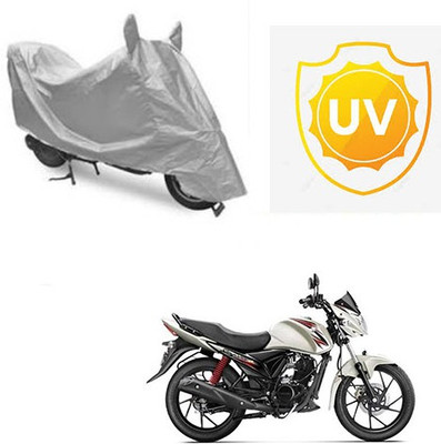 Atulit enterprises Waterproof Two Wheeler Cover for Suzuki(Sling Shot, Silver)