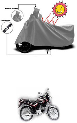 Coverit Two Wheeler Cover for Hero(Grey)