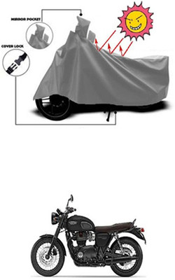 Coverit Two Wheeler Cover for Triumph(Grey)
