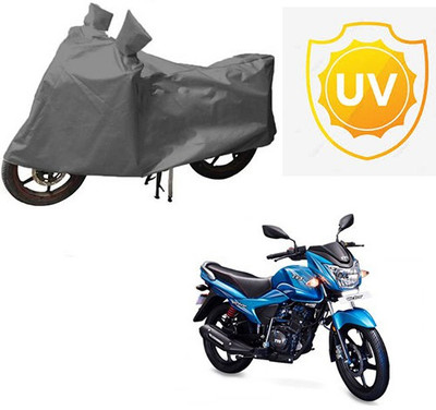 Atulit enterprises Waterproof Two Wheeler Cover for TVS(Victor New, Grey)