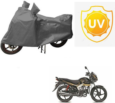 Atulit enterprises Waterproof Two Wheeler Cover for Mahindra(Centuro, Grey)
