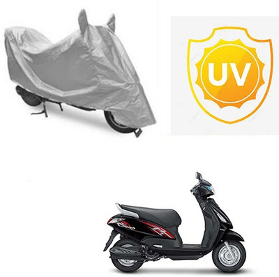 Atulit enterprises Waterproof Two Wheeler Cover for Suzuki(Swish, Silver)
