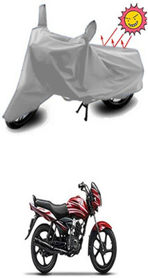 Coverit Two Wheeler Cover for TVS(Jive, Silver)