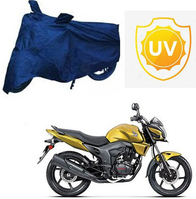 RPSENTTERPR Waterproof Two Wheeler Cover for Honda(CB Trigger, Blue)