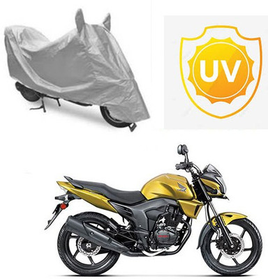 Atulit enterprises Waterproof Two Wheeler Cover for Honda(CB Trigger, Silver)