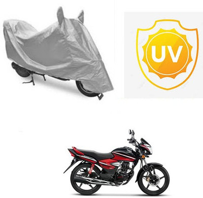 Atulit enterprises Waterproof Two Wheeler Cover for Honda(CB Shine, Silver)