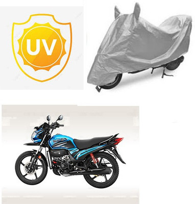 SRENTERPRISES Waterproof Two Wheeler Cover for Honda(Passion Pro TR, Silver)