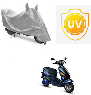Atulit enterprises Waterproof Two Wheeler Cover for Hero(Electric Cruz, Silver)