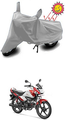 Billseye Two Wheeler Cover for Hero(Splendor I Smart, Silver)