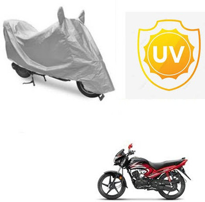 Atulit enterprises Waterproof Two Wheeler Cover for Honda(Dream Yuga, Silver)
