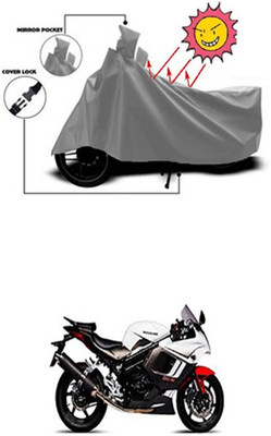 Coverit Two Wheeler Cover for Hyosung(Grey)