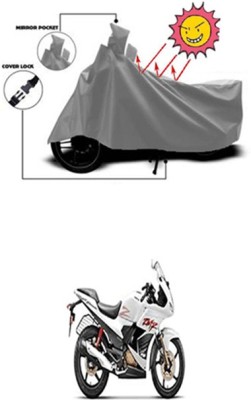 Coverit Two Wheeler Cover for Hero(Karizma ZMR, Grey)