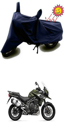 Coverit Two Wheeler Cover for Triumph(Blue)