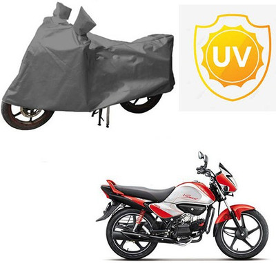 RPSENTTERPR Waterproof Two Wheeler Cover for Hero(Splendor I Smart, Grey)