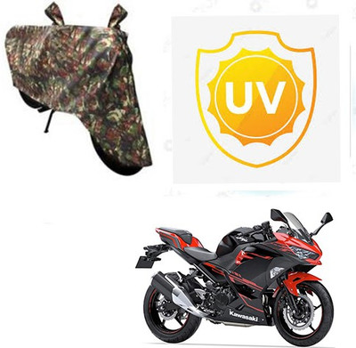 Atulit enterprises Waterproof Two Wheeler Cover for Kawasaki(Ninja 250, Multicolor)