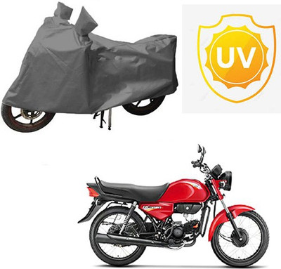 Atulit enterprises Waterproof Two Wheeler Cover for Hero(CD Dawn, Grey)
