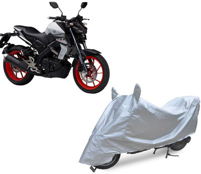 Just try it Waterproof Two Wheeler Cover for Yamaha(MT 15, Silver)