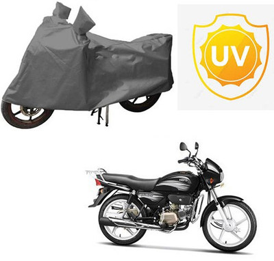 RPSENTTERPR Waterproof Two Wheeler Cover for Hero(Splendor Plus, Grey)