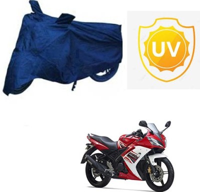 RPSENTTERPR Waterproof Two Wheeler Cover for Yamaha(R15 s, Blue)