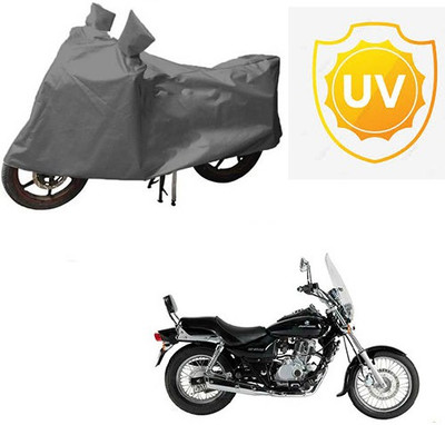 Atulit enterprises Waterproof Two Wheeler Cover for Bajaj(Avenger 220 DTS-i, Grey)