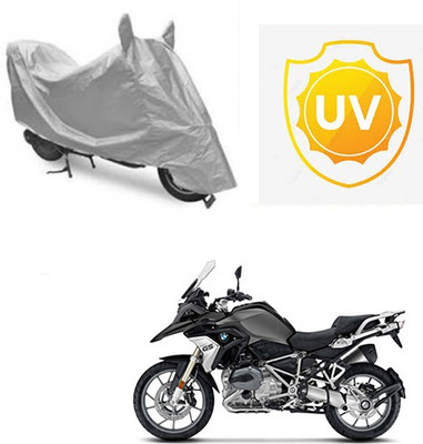 saanvi Waterproof Two Wheeler Cover for BMW(1200 GS, Silver)