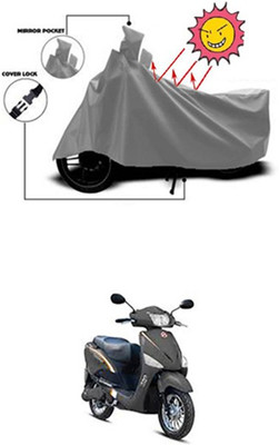 Billseye Two Wheeler Cover for Hero(Electric Optima, Grey)