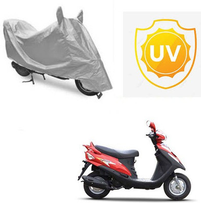 RPSENTTERPR Waterproof Two Wheeler Cover for Mahindra(Flyte, Silver)