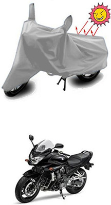 Coverit Two Wheeler Cover for Suzuki(Silver)