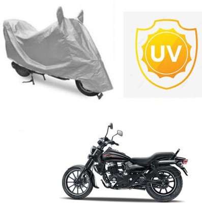 SRENTERPRISES Waterproof Two Wheeler Cover for Bajaj(Avenger 150 Street, Silver)