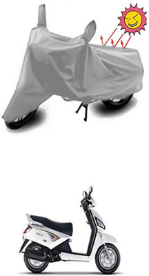 Coverit Two Wheeler Cover for Mahindra(Silver)