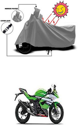 Billseye Two Wheeler Cover for Kawasaki(Ninja 250, Grey)