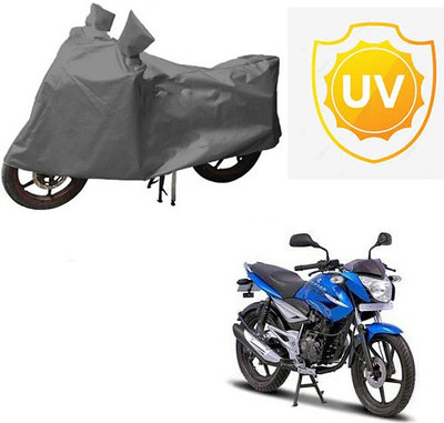 Atulit enterprises Waterproof Two Wheeler Cover for Bajaj(XCD 125cc, Grey)