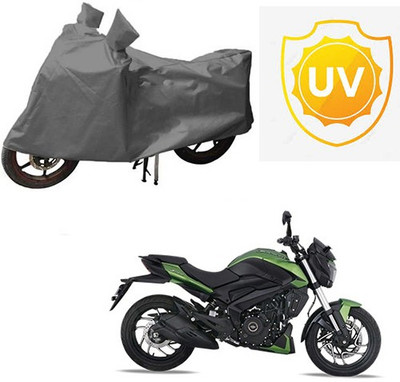 Atulit enterprises Waterproof Two Wheeler Cover for Bajaj(Dominar, Grey)