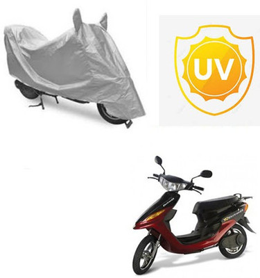 RPSENTTERPR Waterproof Two Wheeler Cover for Indus(Yo Style, Silver)