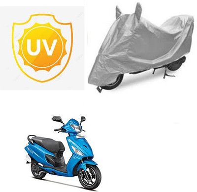 SRENTERPRISES Two Wheeler Cover for Hero(Maestro Edge, Silver)