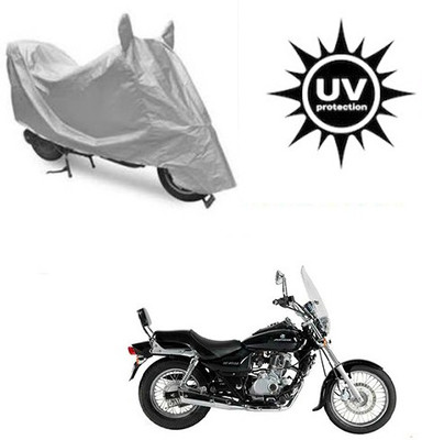 SRENTERPRISES Two Wheeler Cover for Bajaj(Avenger 220 DTS-i, Silver)