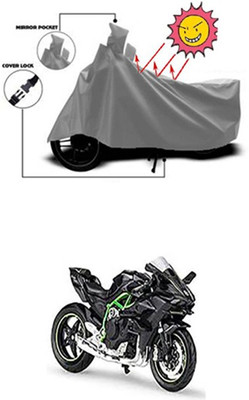 Billseye Two Wheeler Cover for Kawasaki(Ninja, Grey)