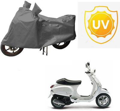 RPSENTTERPR Waterproof Two Wheeler Cover for Piaggio(Piaggio Vespa, Grey)
