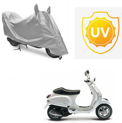 RPSENTTERPR Waterproof Two Wheeler Cover for Piaggio(Piaggio Vespa, Silver)