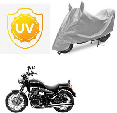 SRENTERPRISES Two Wheeler Cover for Royal Enfield(Thunderbird 500, Silver)
