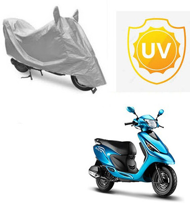 Atulit enterprises Waterproof Two Wheeler Cover for TVS(Zest, Silver)