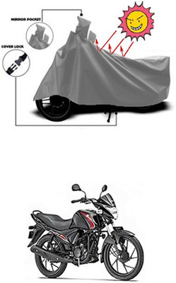 Coverit Two Wheeler Cover for Suzuki(Sling Shot, Grey)